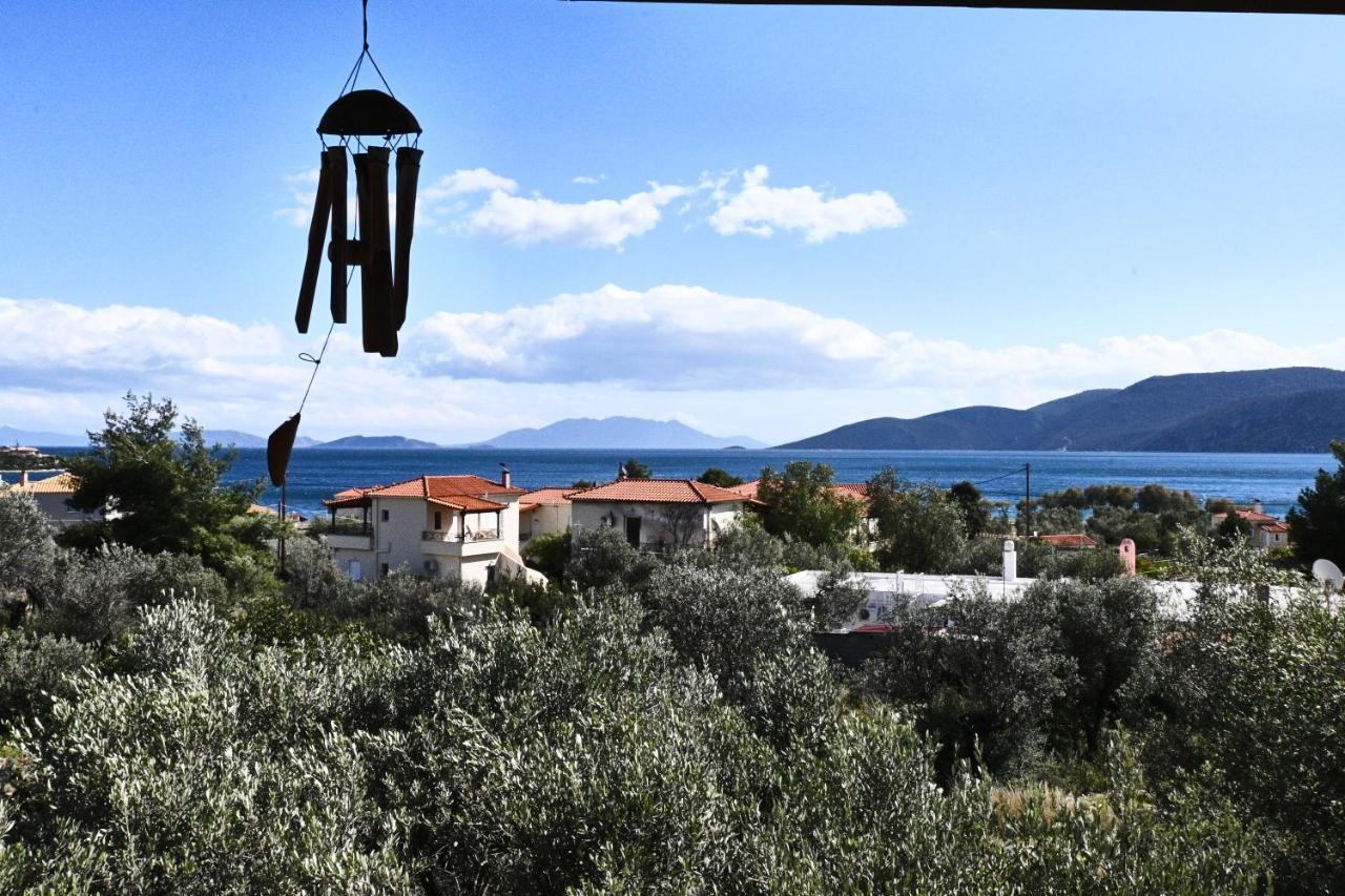 Pavlos' Cottage With Beach View Korfos Exterior photo